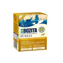 BOZITA Purely Paté Duoprotein Vištiena ir Elnias - drėgnas ėdalas šunims - 370g