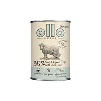 OLLO Šuniukams Umami Jautiena ir Žaliosios Prieskrandžiai su Anties Kepenėlėmis - šlapias šunų maistas - 850g