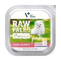 RAW PALEO Pâté Mini Šuniukams Kiauliena - drėgnas ėdalas šunims - 150g
