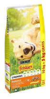 PURINA Friskies Balance šunų maistas su vištiena ir daržovėmis - 10 + 5 kg