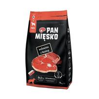 PAN MIĘSKO Jautiena su ožkos mėsa M - sausas maistas šunims - 9kg