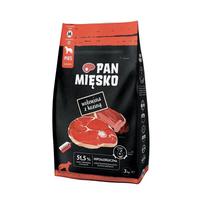 PAN MIĘSKO Jautiena su ožkiena M - sausas maistas šunims - 3kg