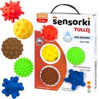 Sensoriniai kamuoliukai be skylučių TULLO, 5 vnt.