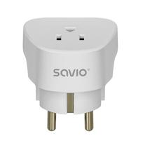 SAVIO AP-01 Kelioninis adapteris JAV lizdas – ES kištukas