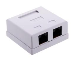 Alantec GN011 tinklo jungiamoji dėžutė Cat6 Balta