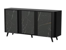 Cama VOLARE juoda ir San Sebastian komoda