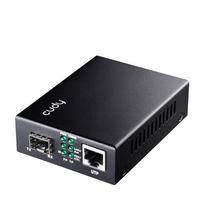 Cudy MC220 tinklo medijos keitiklis 1000Mbit/ai 1310 nm Vienas režimas Juoda