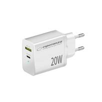 Esperanza EZC105W tinklo įkroviklis 20W Balta