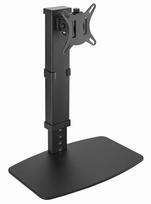 Gembird MS-D1ST-02 Reguliuojamo aukščio monitoriaus stovas, 17–32 colių, juodas