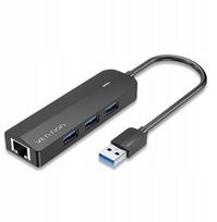 Vention 5w1 USB 3.0 Hub su Gigabit Ethernet adapteriu