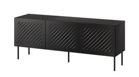 RTV spinta SIENA 150.5x40x60 juoda matinė