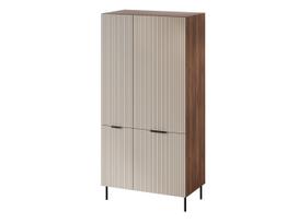 Cama ALMERA Miegamojo drabužių spinta Riešutmedžio 6 spintos 4 durys
