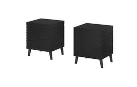 Cama naktinė spintelė NOVA 44x40x52 matinė juoda