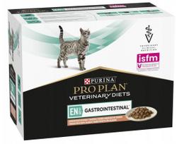 PURINA Pro Plan Veterinary Diets EN St/Ox Gastrointestinal Lašiša - šlapias kačių maistas - 10x85 g
