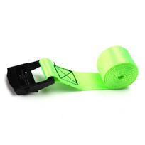 2 vnt. tvirtinimo diržai, fluorescencinės žalios spalvos, 25 mm, didelio atsparumo prekių surišimo diržai su cinko lydinio sagtimis, 3 metrai green