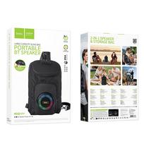 Bluetooth speaker 8W, 3h battery life, backpack shape, 6L capacity, Hoco HC42, black
