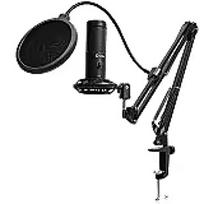 Lorgar Voicer 931, Gaming Microphone, Black, USB condenser microphone with boom arm stand, pop filter, tripod stand. including 1* microphone, 1*Boom Arm Stand with C-clamp, 1*shock mount, 1*pop filter, 1*windscreen cap, 1*2.5m type-C USB cable, 1* Ex LRG-CMT931