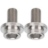 2Pcs Bicycle Titanium Alloy Crank Arm Fixing Screw Bolts for Brompton Folding Bike