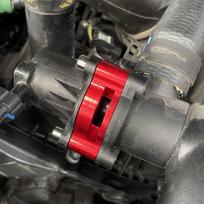 Automobilio turbinos Blow Off vožtuvo adapteris Bov1172 Remontas Lengva įdiegti Atsarginė dalis raudona