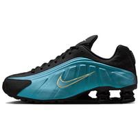Nike Shox R4 Safyro Pieštuko Antgalio Juodi Vyriški Bėgimo Bateliai Mėlyni Šviesiai Skysti-Žali IF4849-500 42.5
