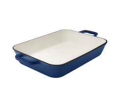 Kepimo indas Grand Feu, mėlynas, 33cm x 24 cm x 6 cm, 3.2 L