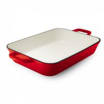 Kepimo indas Grand Feu, raudonas, 33cm x 24 cm x 6 cm, 3.2 L