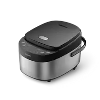 Philips Mini rice cooker | HD3093/80 3000 series | 600 W | 0.85 L | Number of programs 8 | Black/Stainless Steel