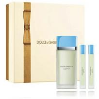 Dolce & Gabbana Light Blue rinkinys moterims (100 ml. EDT + 10 ml. EDT + 10 ml. EDT) - Rinkinys
