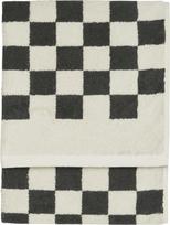 Marc O'Polo Rankšluostis Checker smėlio ir antracito spalvos 50 x 100 cm