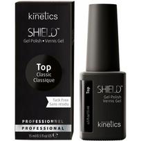 Viršutinis gelinio nagų lako sluoksnis Kinetics SHIELD Classic Tack Free Top Coat KGPTFN01, be lipnumo, 15 ml