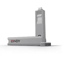 Lindy USB PORT TYPE-C BLOCKER 4PACK/WHITE 40427