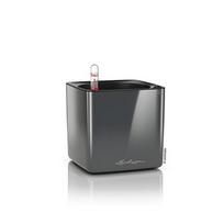Vazonas Cube Glossy LECHUZA Charcoal