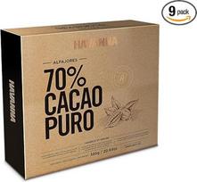 "Alfajores Havanna 70% Cacao Puro" dvigubi sausainiai su pieno karamelės kremo įdaru ir šokolado apvalkalu - dėžutė, 9 vnt., 585 g - "Alfajores Havanna 70% Cacao Puro" (9 vnt.)