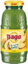 "Pago" ananasų sulčių stikliniai buteliai 20 cl (24 pakuotės)