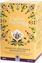 ETS Baltoji arbata, kokosų ir pasiflorų vaisiai, ekologiška, 20 arbatos maišelių