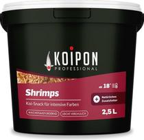 KOIPON Krevetės džiovintos 2,5 l, natūralus koi maisto papildas japoninėms koi ir auksinėms žuvelėms, skanėstas koi maistui, šėrimas iš rankų, gėlavandenės krevetės