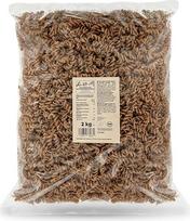 KoRo - Ekologiški daiginti grikių makaronai 2 kg - Veganiški spiraliniai makaronai, pagaminti iš grikių ir sėmenų miltų
