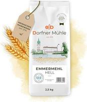 Lengvieji erškėtuogių miltai [2,5 kg] - Bavarijos Urkorn miltai, pakeičiantys kvietinius miltus - 100 % erškėtuogių miltai be priedų