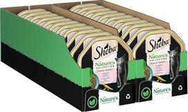 SHEBA Nature's Collection drėgno maisto dubenėlis katėms, padaže su lašiša, 2 x 11 x 85 g