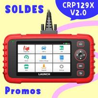 Automobilių diagnostikos krepšys - LAUNCH - CRP129X V2.0 - 4 sistemos - 12+ paslaugų - ADBLUE atstatymas