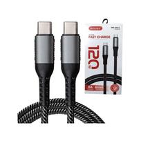 Greito krovimo Type C - Type C laidas, 6A - 1m
