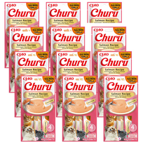 INABA CAT CHURU lašišos receptas 12x(4x14g)