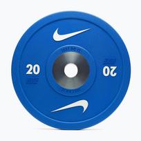 Bumperinės svorio plokštės Nike Strength Pro Urethane Bumper Plates 20 kg blue/white