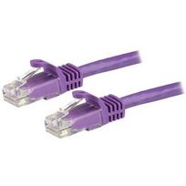 StarTech.com 1.5m CAT6 Ethernet Cable - Purple CAT 6 Gigabit Ethernet Wire - 250MHz 100W PoE RJ45 UTP Network/Patch Cord, Snagless with Strain Relief, Individually Tested