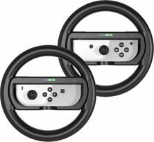 2x Steering wheel + 2w1 handle for Nintendo Switch OLED and Nintendo Switch