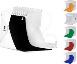 Puluz Shadowless Tent 22x23x24cm + 2x Led + 6x Tło