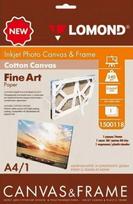 Lininė drobė su porėmiu Lomond Frame + Fine Art Canvas Ultra Bright 340g/m2 A4, 1 Lapas (komplektas)