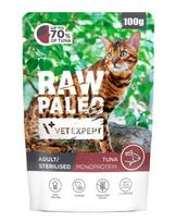 RAW PALEO Monoprotein Adult Sterilised Cat Tuna 100 g suaugusiems ir sterilizuotiems katėms su tunu