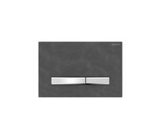 Geberit 115.788.JM.2 - Sigma50 nuleidimo plokštelė 24,6x16,4 cm, šiferio / matinio chromo apdaila