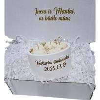 Kvietimas tapti liudininkais žvakė Bijūnų elegancija